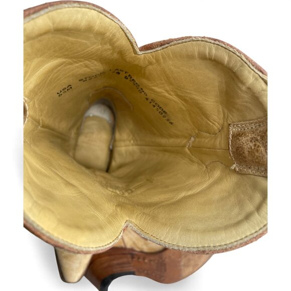 Corral Leather Western Cowgirl Snip Toe Boots Women's 6.5 M - Picture 12 of 16